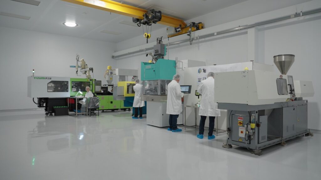 Tool & Gauge engineer reviewing mould design with production team